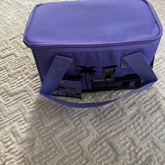 Trader Joe's Mini Insulated Purple Bag - Picture 3 of 5